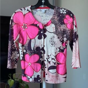 DVF cardigan, silk cotton blend